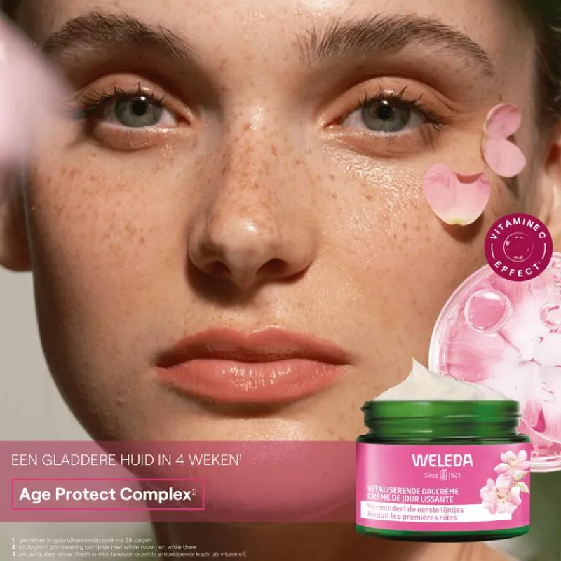 Clearance Weleda Wilde Rozen & Witte Thee Vitaliserende Dagcrème 40 ML