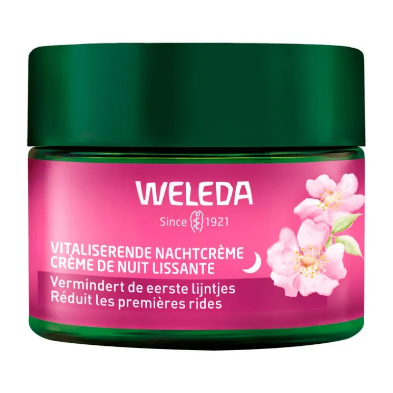 New Weleda Wilde Rozen & Witte Thee Vitaliserende Nachtcrème 40 ML