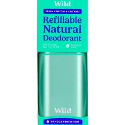 Sale Wild Cosmetics Limited Wild Aqua Case Fresh Cotton & Sea Salt Starterpack Deodorant Stick 1 Stuk