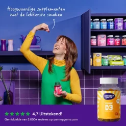 Clearance Yummygums Yummygum Vitamine D3 Suikervrij 60 stuks