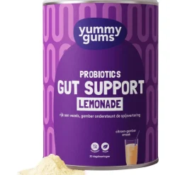 New Yummygums Gut Support Lemonade Suikervrij 240 GR