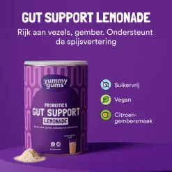 New Yummygums Gut Support Lemonade Suikervrij 240 GR