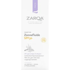 Hot Zarqa Sensitive Zonnefluide SPF30 50 ML