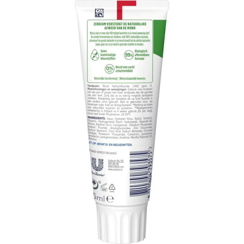 Outlet Zendium Tandpasta Extra Fresh 75 ML