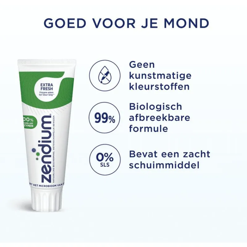 Outlet Zendium Tandpasta Extra Fresh 75 ML