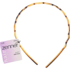 Outlet Zenner Diadeem zigzag bruin