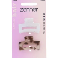 New Zenner Haarklem Gebroken Wit/Bruin 2X