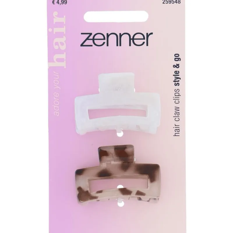New Zenner Haarklem Gebroken Wit/Bruin 2X