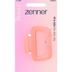 Clearance Zenner Haarklem Mat Tranparant Roze