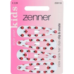 Clearance Zenner Klik-klak haarspeld kids 4x
