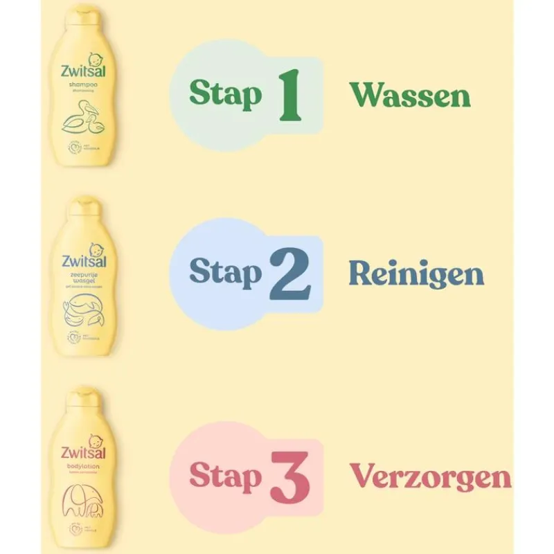 Sale Zwitsal Essentials Geschenkset Baby & Kids 3 x 200 ml