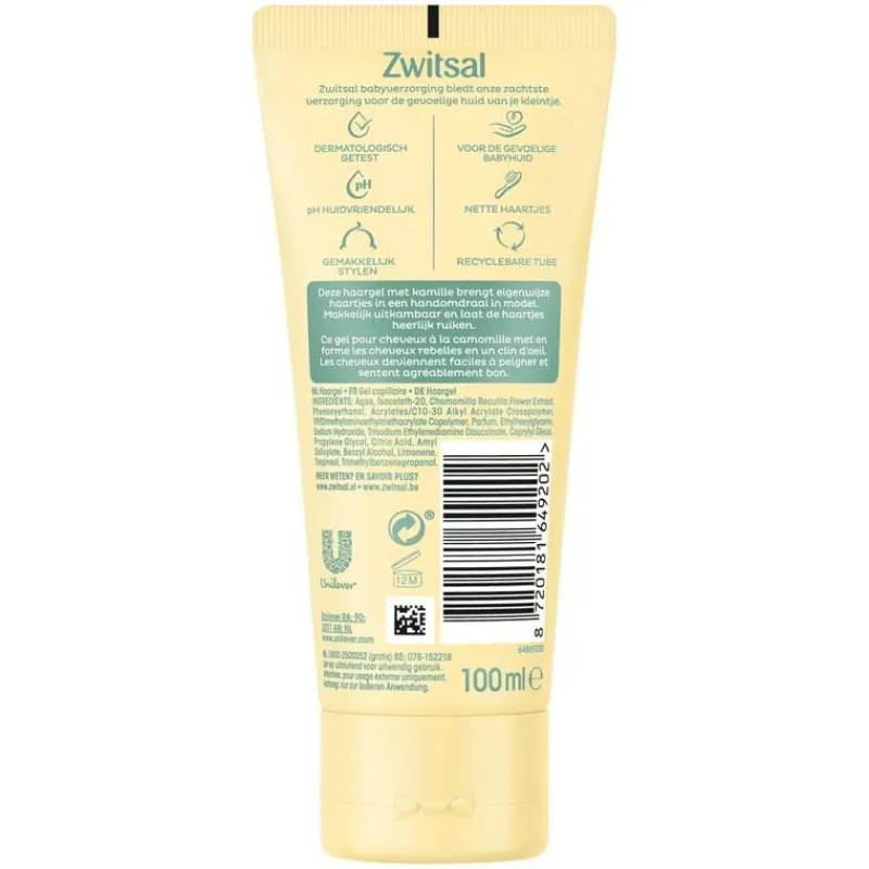 New Zwitsal Haargel 100 ML