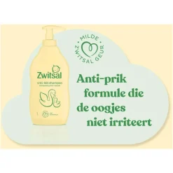 Sale Zwitsal Shampoo Anti-Klit Baby Met Pompje 400 ML