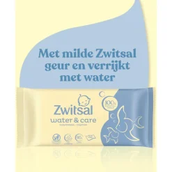 Outlet Zwitsal Water & Care Billendoekjes 52 stuks